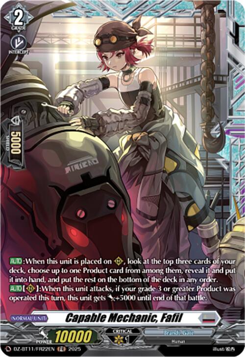 Capable Mechanic, Fafil (DZ-BT11/FR22EN) [Symphony of Might & Bloom]