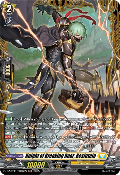 Knight of Breaking Roar, Beslutein (DZ-BT11/FR26EN) [Symphony of Might & Bloom]