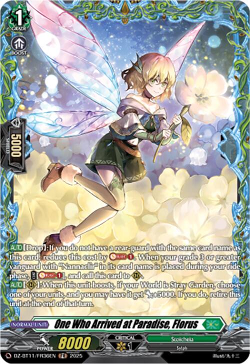 One Who Arrived at Paradise, Florus (DZ-BT11/FR36EN) [Symphony of Might & Bloom]