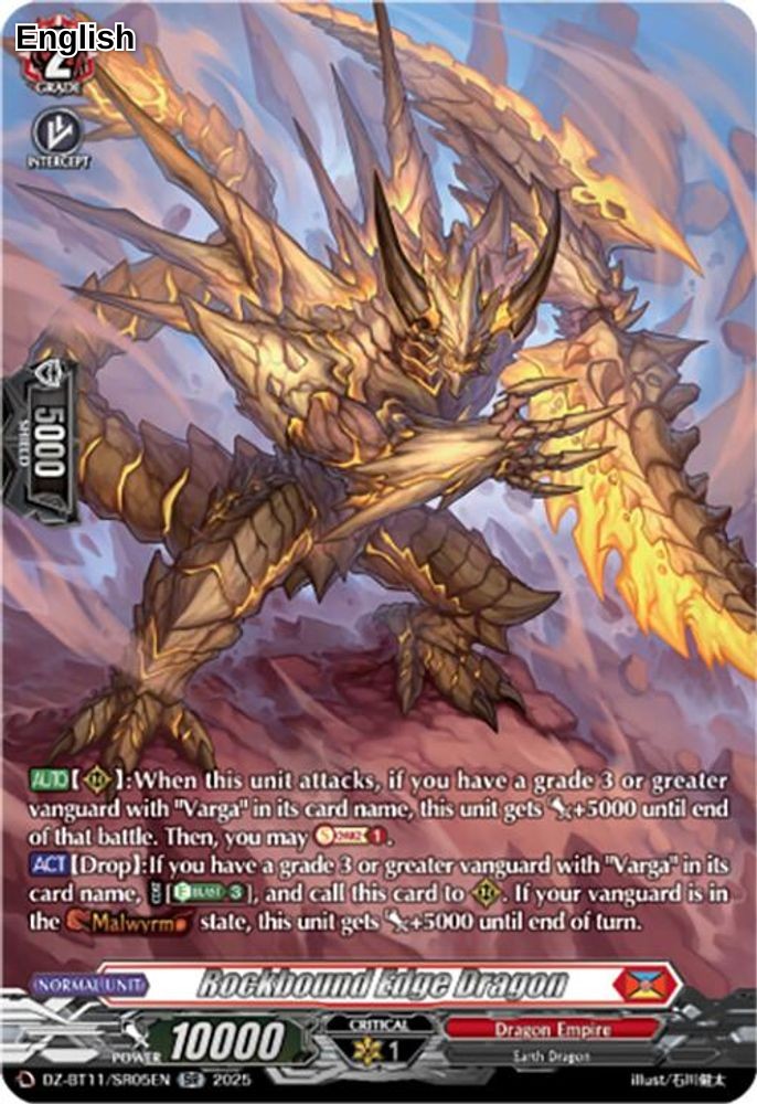 Rockbound Edge Dragon (SR)