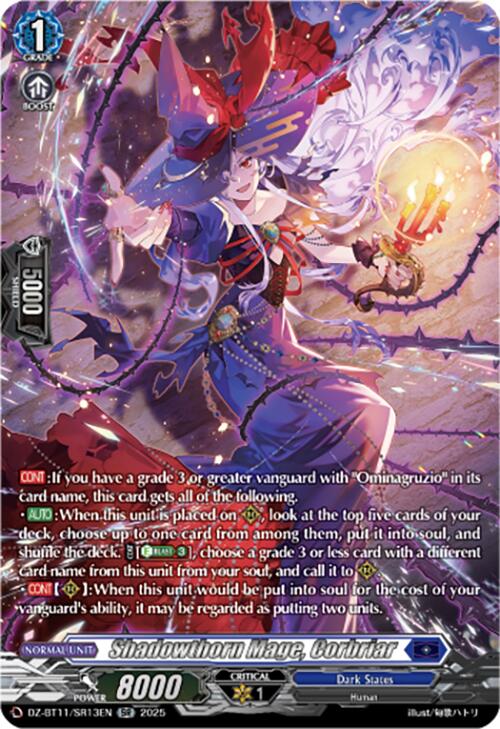 Shadowthorn Mage, Corbriar (DZ-BT11/SR13EN) [Symphony of Might & Bloom]