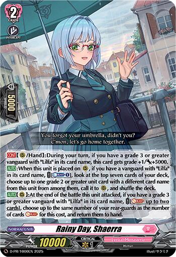 Rainy Day, Shaerra (D-PR/1000EN) [D Promo Cards]