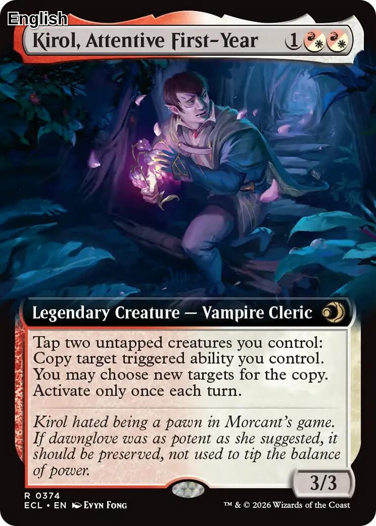 Kirol, Attentive First-Year (Extended Art)