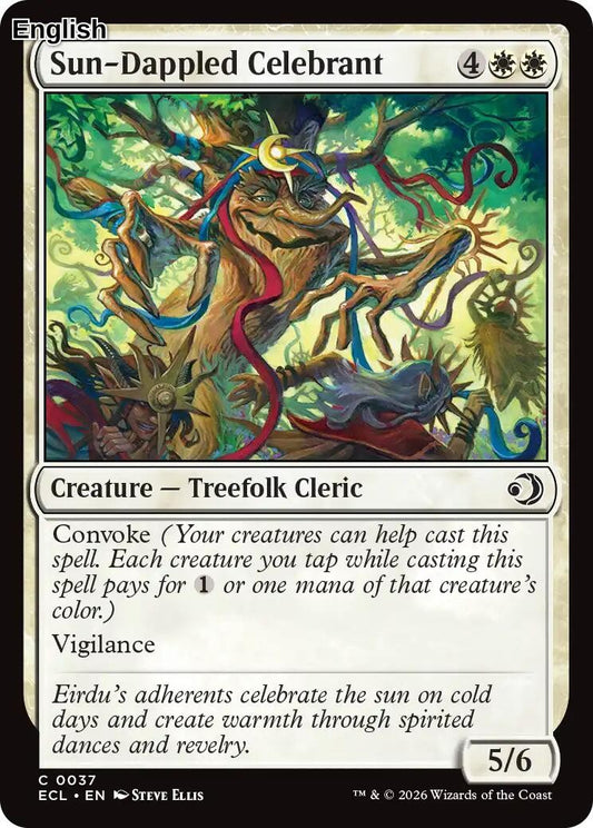 Sun-Dappled Celebrant [ECL - 37] Lorwyn Eclipsed
