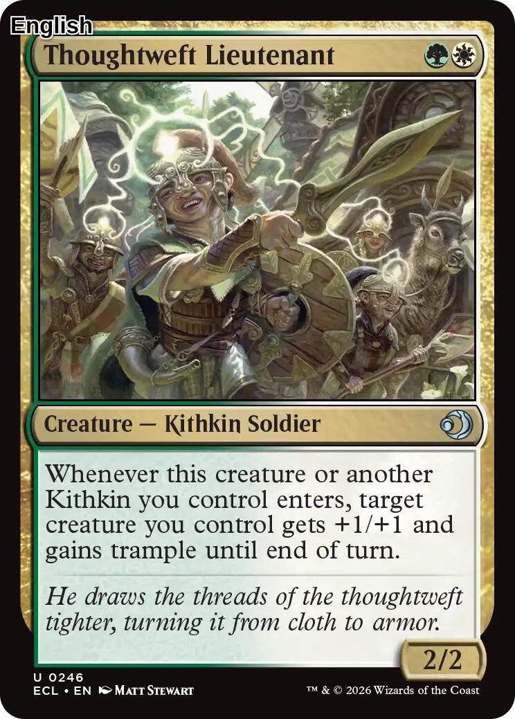 Thoughtweft Lieutenant [ECL - 246] Lorwyn Eclipsed