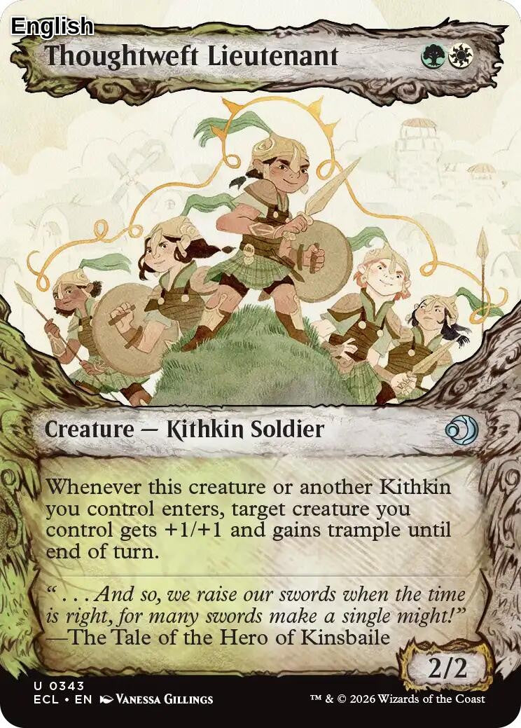 Thoughtweft Lieutenant (Showcase) [ECL - 343] Lorwyn Eclipsed