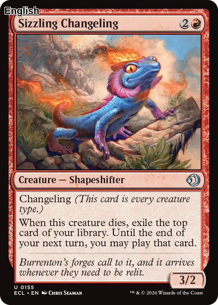 Sizzling Changeling [ECL - 155] Lorwyn Eclipsed