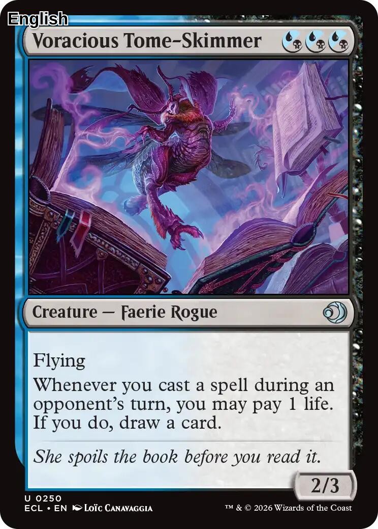 Voracious Tome-Skimmer [ECL - 250] Lorwyn Eclipsed