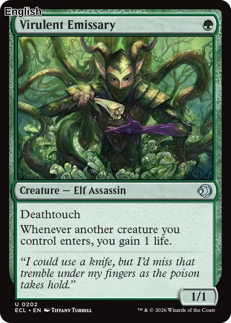 Virulent Emissary [ECL - 202] Lorwyn Eclipsed