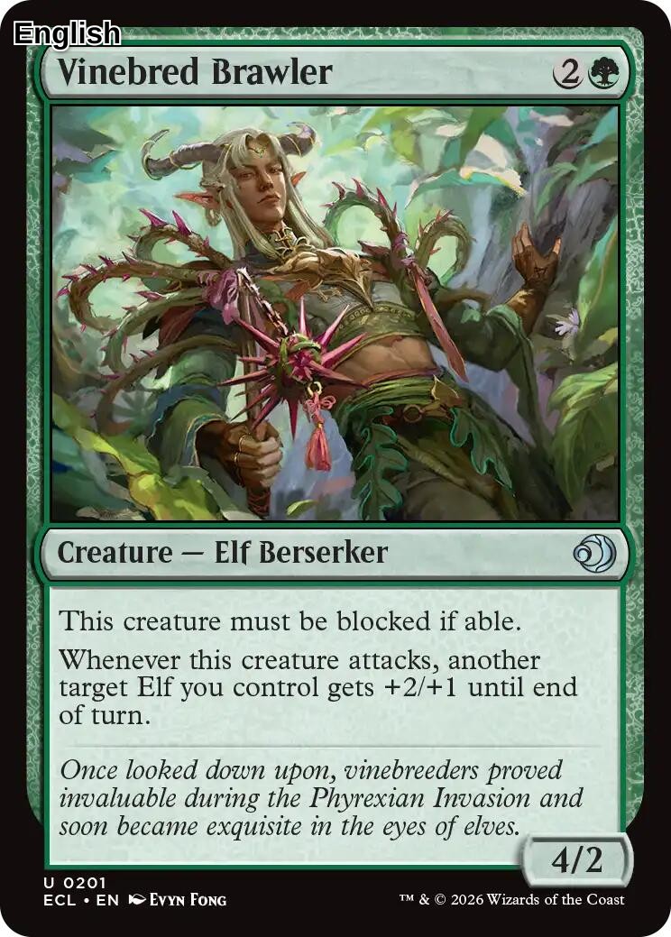 Vinebred Brawler [ECL - 201] Lorwyn Eclipsed