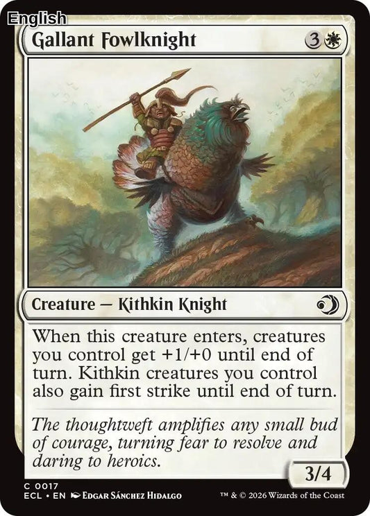 Gallant Fowlknight [ECL - 17] C Lorwyn Eclipsed