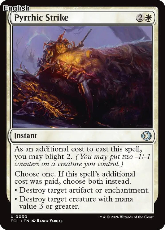 Pyrrhic Strike [ECL - 30] Lorwyn Eclipsed