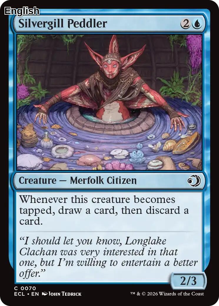 Silvergill Peddler [ECL - 70] Lorwyn Eclipsed