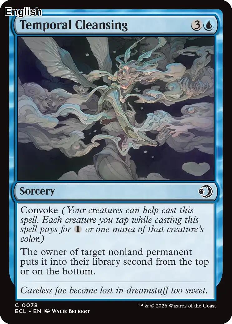 Temporal Cleansing [ECL - 78] Lorwyn Eclipsed