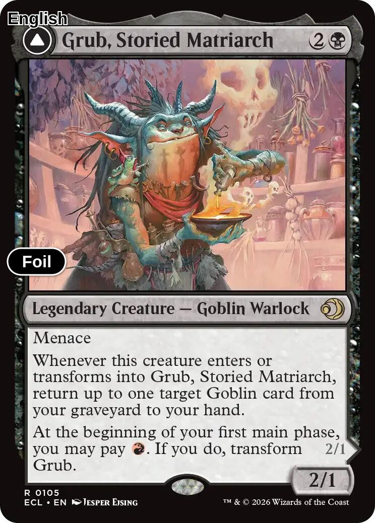 Grub, Storied Matriarch [ECL - 105] R Lorwyn Eclipsed - Foil