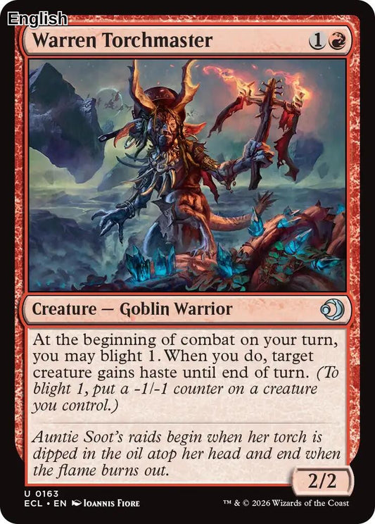 Warren Torchmaster [ECL - 163] Lorwyn Eclipsed
