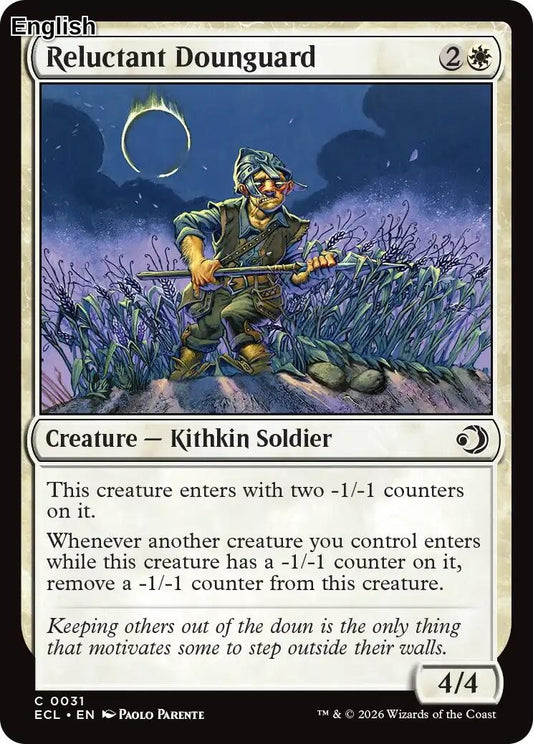 Reluctant Dounguard [ECL - 31] Lorwyn Eclipsed - Foil