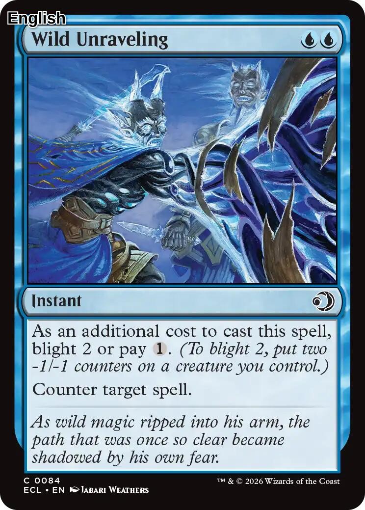 Wild Unraveling [ECL - 84] Lorwyn Eclipsed