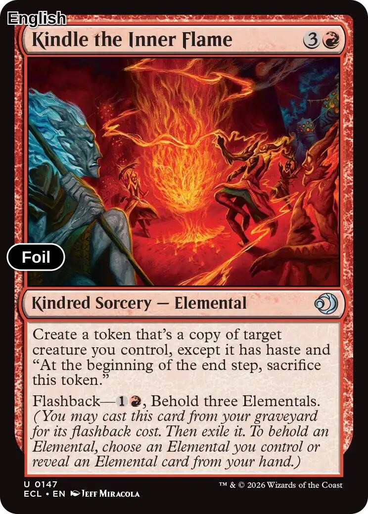 Kindle the Inner Flame [ECL - 147] U Lorwyn Eclipsed - Foil