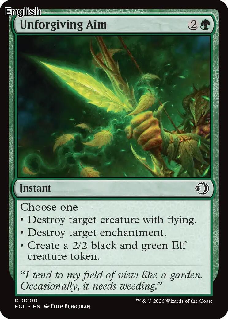 Unforgiving Aim [ECL - 200] Lorwyn Eclipsed