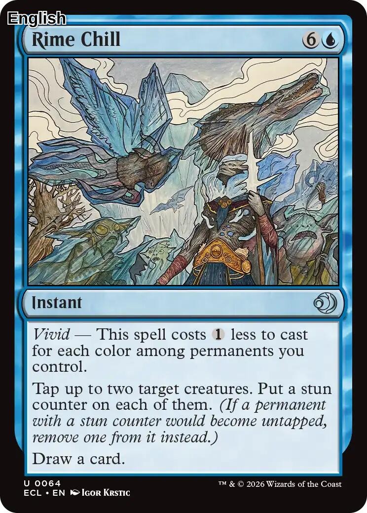 Rime Chill [ECL - 64] Lorwyn Eclipsed