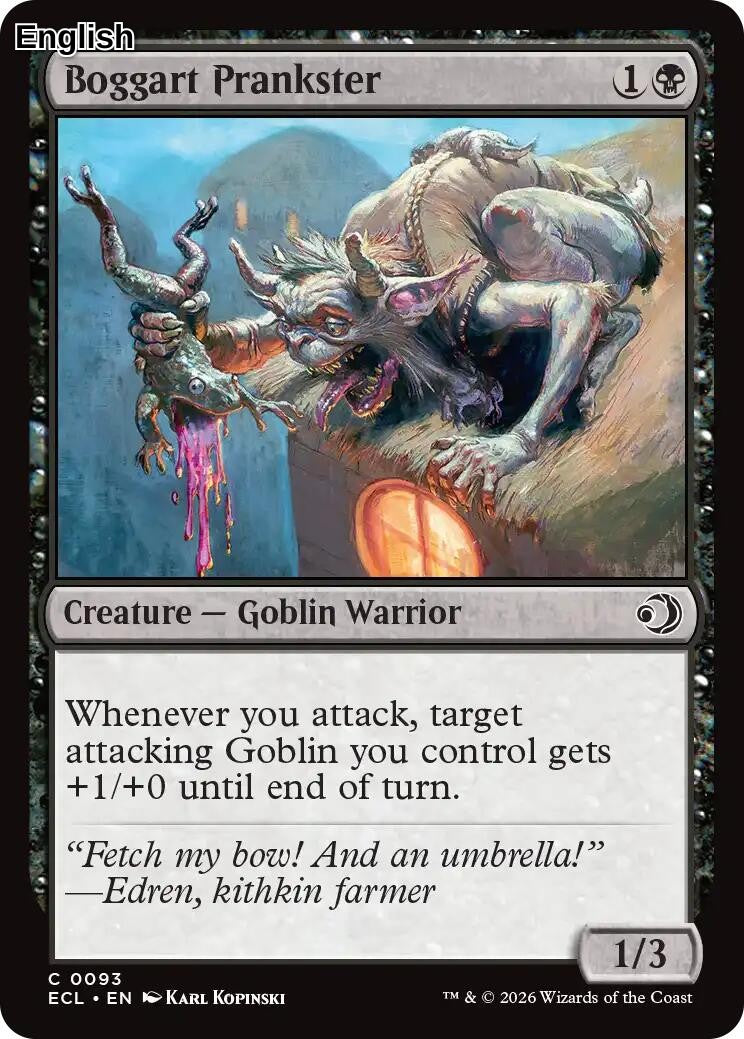 Boggart Prankster [ECL - 93] C Lorwyn Eclipsed