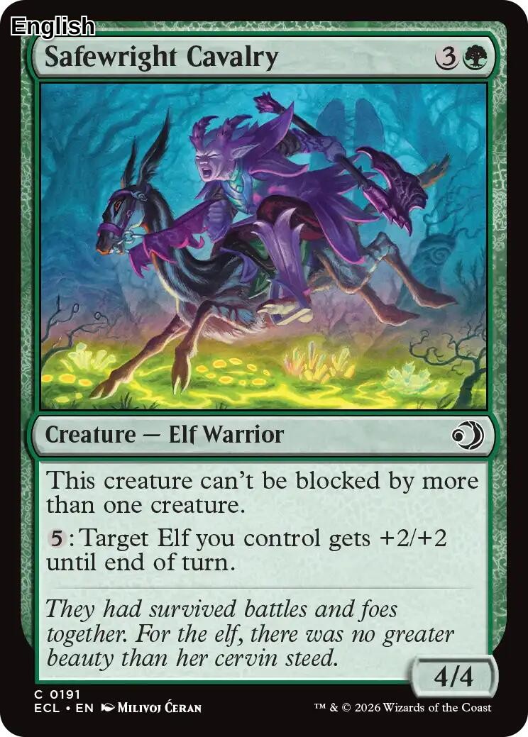 Safewright Cavalry [ECL - 191] Lorwyn Eclipsed
