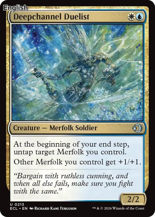 Deepchannel Duelist [ECL - 213] U Lorwyn Eclipsed