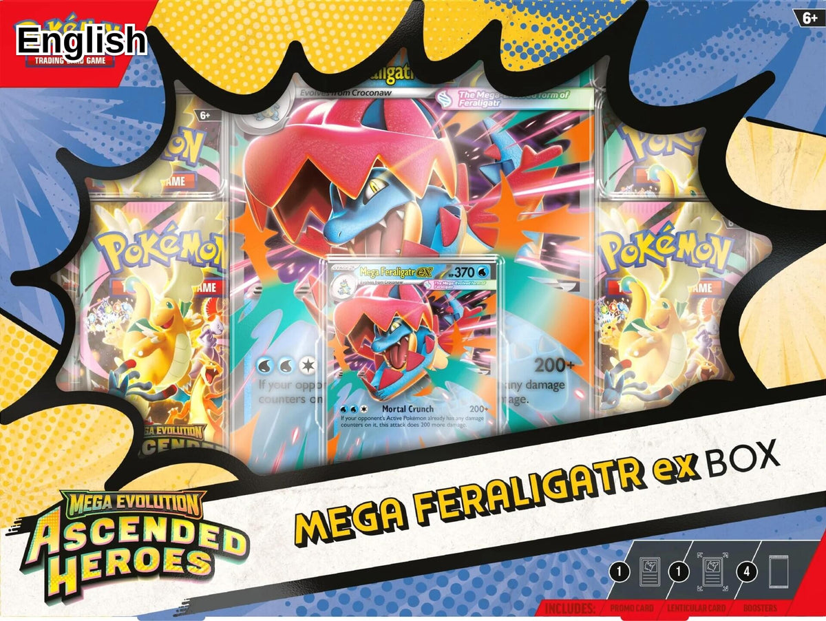 Ascended Heroes Mega Feraligatr ex Box