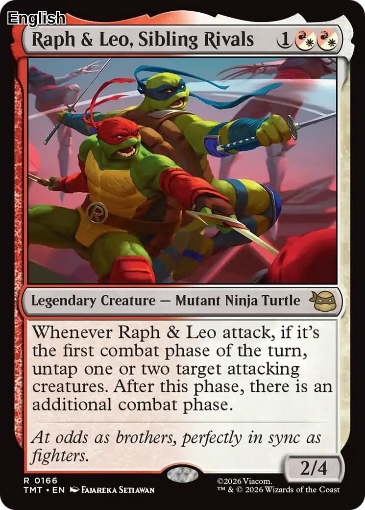 Raph & Leo, Sibling Rivals