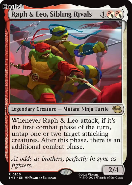 Raph & Leo, Sibling Rivals