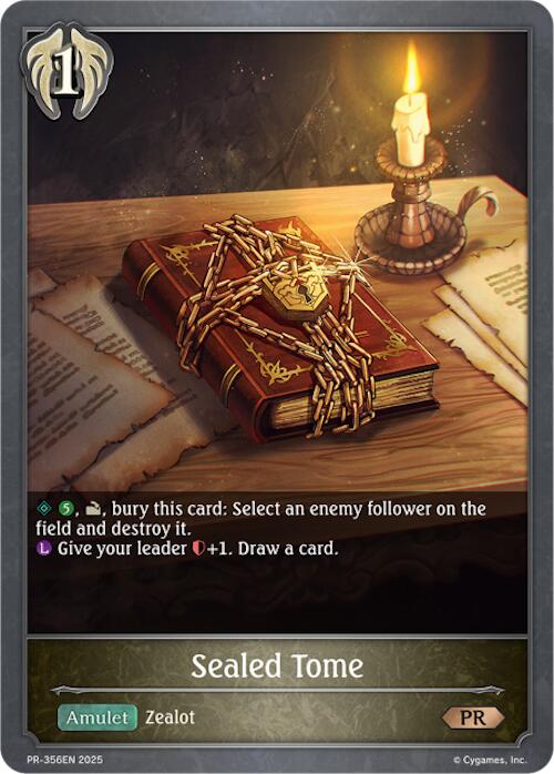 Sealed Tome (PR-356EN) [Promotional Cards]