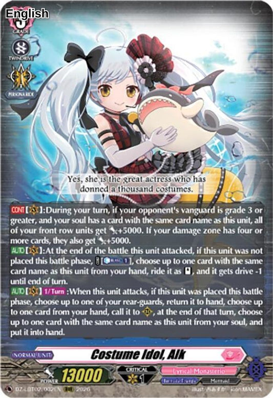 Costume Idol, Alk