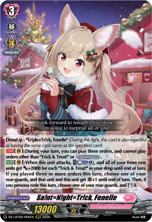 Sa!ntN!ghtTr!ck, Fenelle (DZ-LBT02/005EN) [Lyrical Monasterio Season of Wonders]