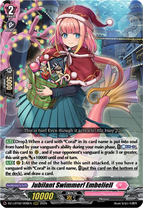 Jubilant Swimmer! Embeliell (DZ-LBT02/008EN) [Lyrical Monasterio Season of Wonders]