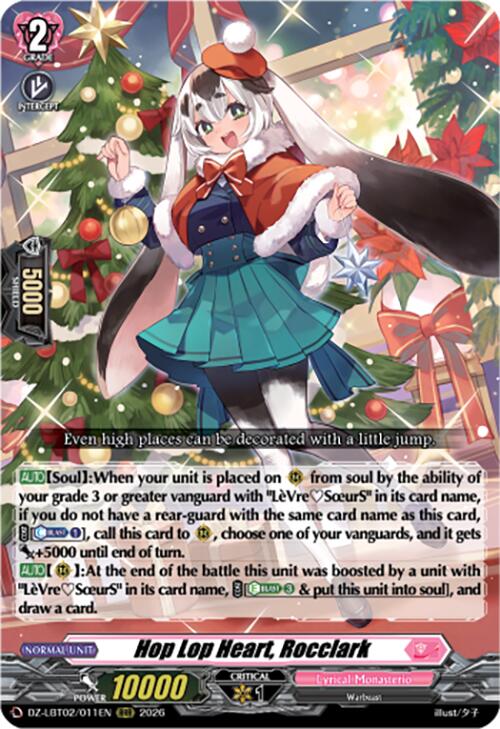 Hop Lop Heart, Rocclark (DZ-LBT02/011EN) [Lyrical Monasterio Season of Wonders]