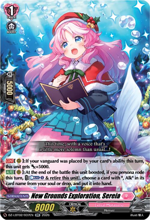 New Grounds Exploration, Sereia (DZ-LBT02/037EN) [Lyrical Monasterio Season of Wonders]