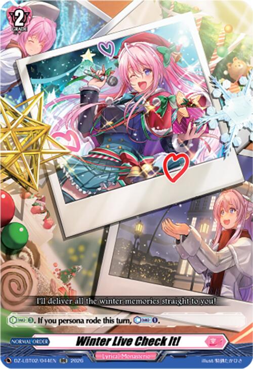 Winter Live Check It! (DZ-LBT02/044EN) [Lyrical Monasterio Season of Wonders]