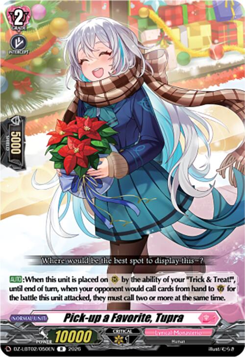 Pick-up a Favorite, Tupra (DZ-LBT02/050EN) [Lyrical Monasterio Season of Wonders]