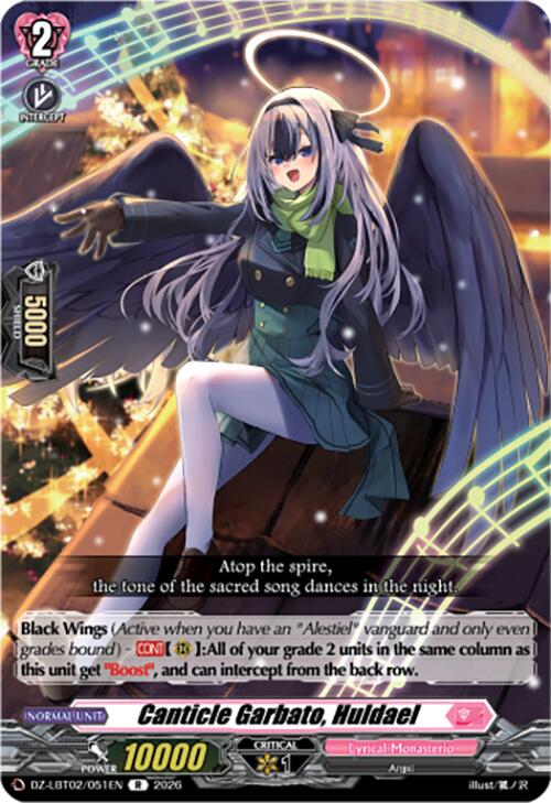 Canticle Garbato, Huldael (DZ-LBT02/051EN) [Lyrical Monasterio Season of Wonders]