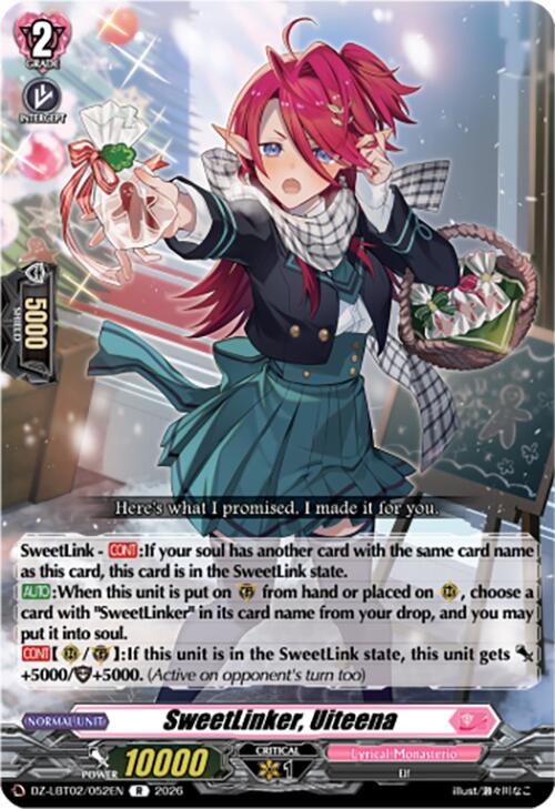 SweetLinker, Uiteena (DZ-LBT02/052EN) [Lyrical Monasterio Season of Wonders]