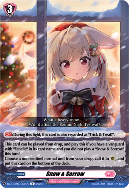 Snow & Sorrow (DZ-LBT02/065EN) [Lyrical Monasterio Season of Wonders]