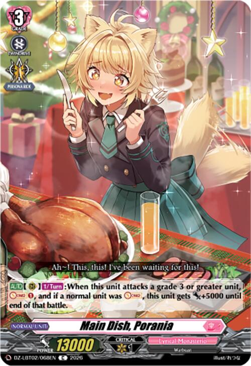 Main Dish, Porania (DZ-LBT02/068EN) [Lyrical Monasterio Season of Wonders]