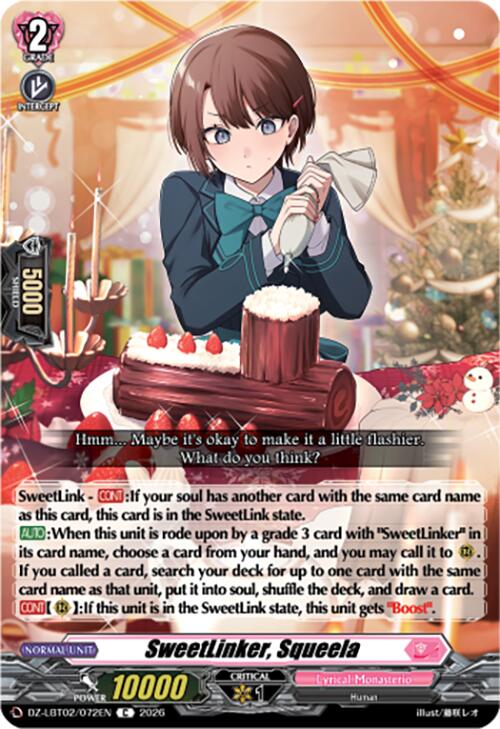 SweetLinker, Squeela (DZ-LBT02/072EN) [Lyrical Monasterio Season of Wonders]