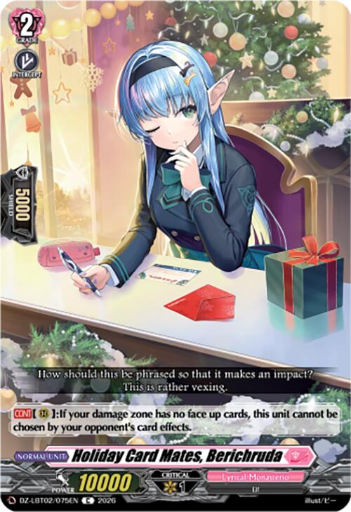 Holiday Card Mates, Berichruda (DZ-LBT02/075EN) [Lyrical Monasterio Season of Wonders]