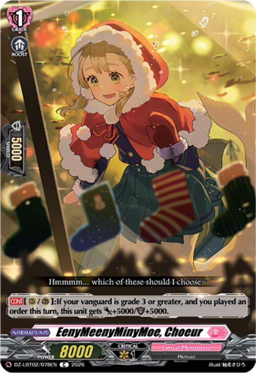 EenyMeenyMinyMoe, Choeur (DZ-LBT02/078EN) [Lyrical Monasterio Season of Wonders]