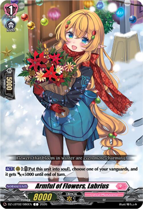 Armful of Flowers, Labrius (DZ-LBT02/080EN) [Lyrical Monasterio Season of Wonders]