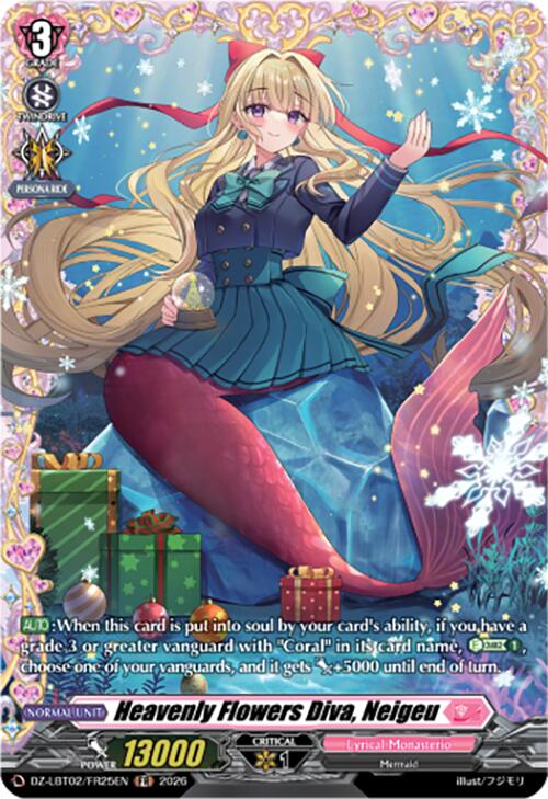 Heavenly Flowers Diva, Neigeu (DZ-LBT02/FR25EN) [Lyrical Monasterio Season of Wonders]