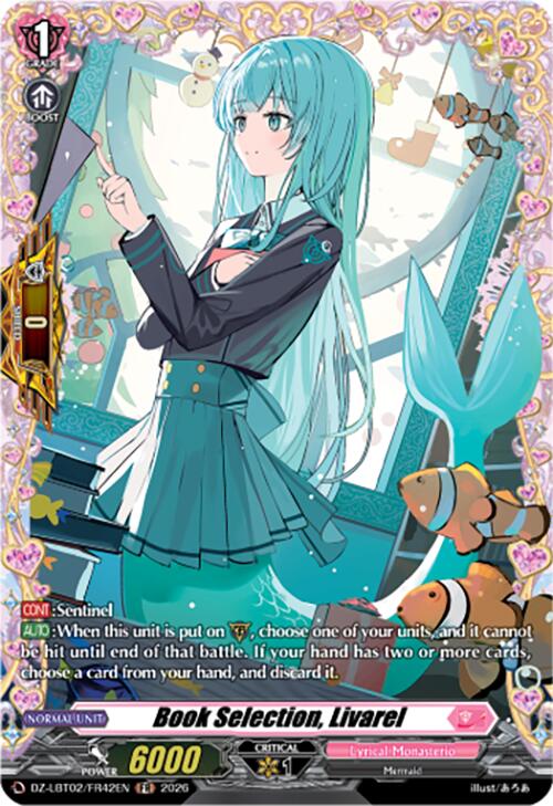 Book Selection, Livarel (DZ-LBT02/FR42EN) [Lyrical Monasterio Season of Wonders]