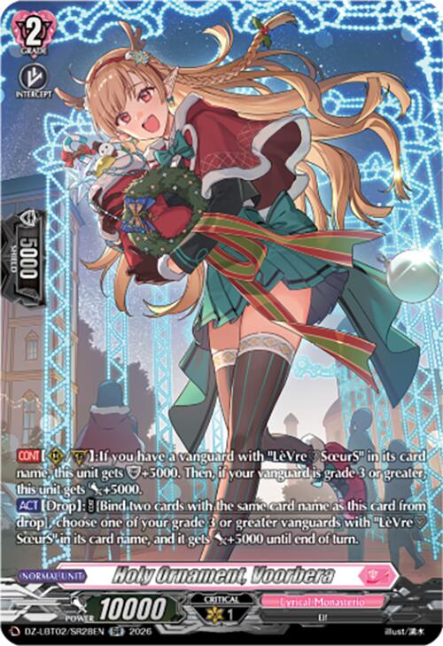 Holy Ornament, Voorbera (DZ-LBT02/SR28EN) [Lyrical Monasterio Season of Wonders]